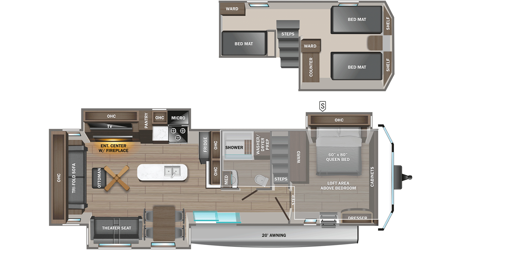 View 2026 Jayco Jay Flight Bungalow 40DLFT complete specs and manufacturer brochures