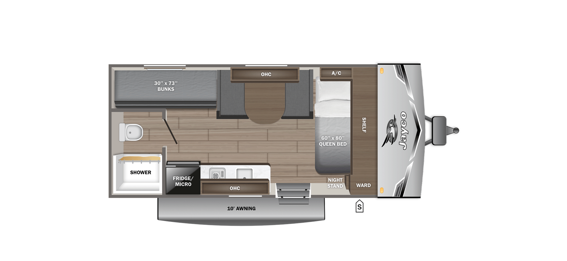 View 2026 Jayco Jay Flight SLX 170BHW complete specs and manufacturer brochures
