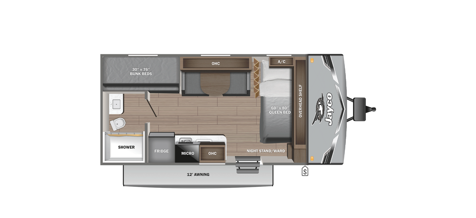 View 2026 Jayco Jay Flight SLX 175BHW complete specs and manufacturer brochures