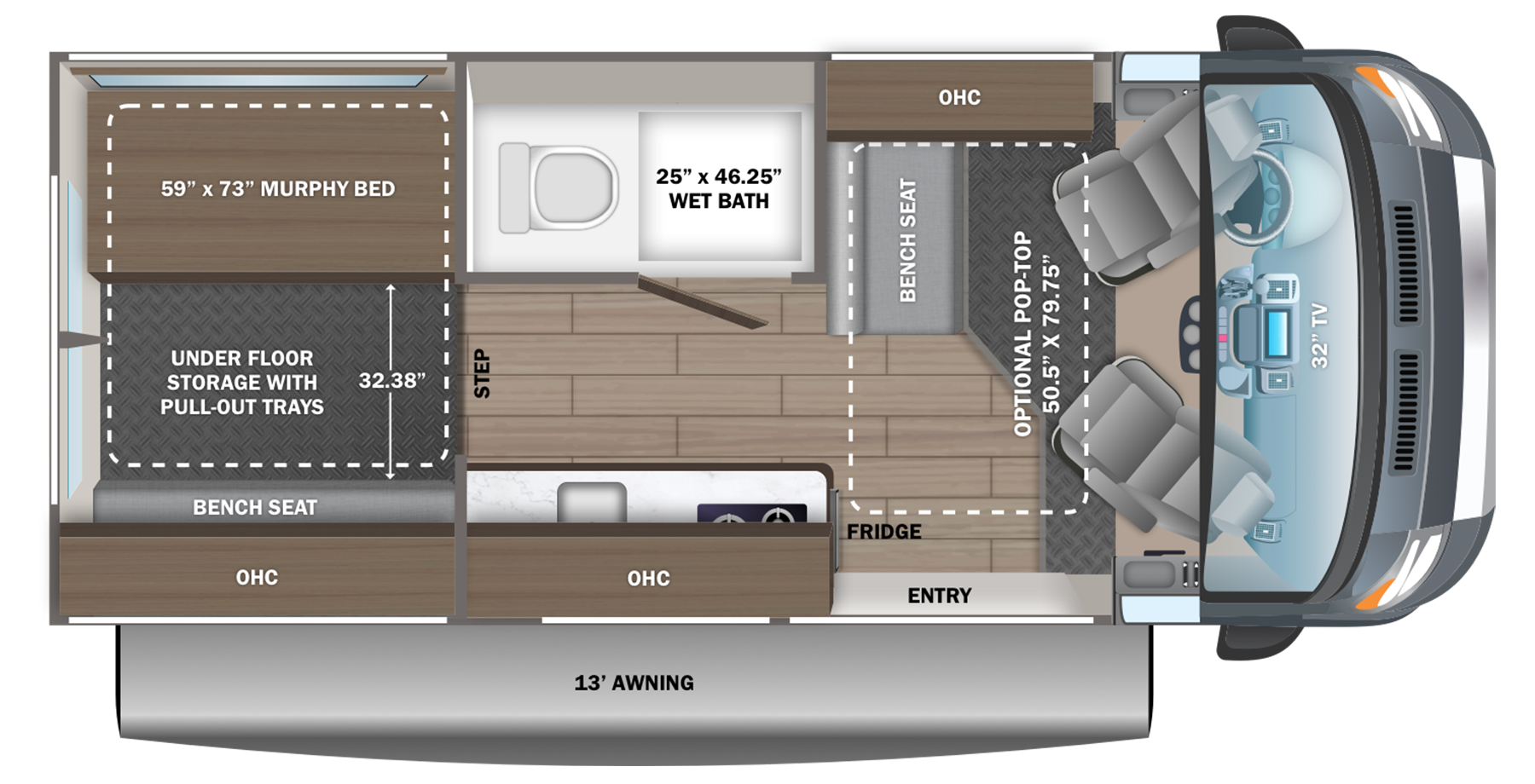 View 2026 Jayco Swift 20E complete specs and manufacturer brochures