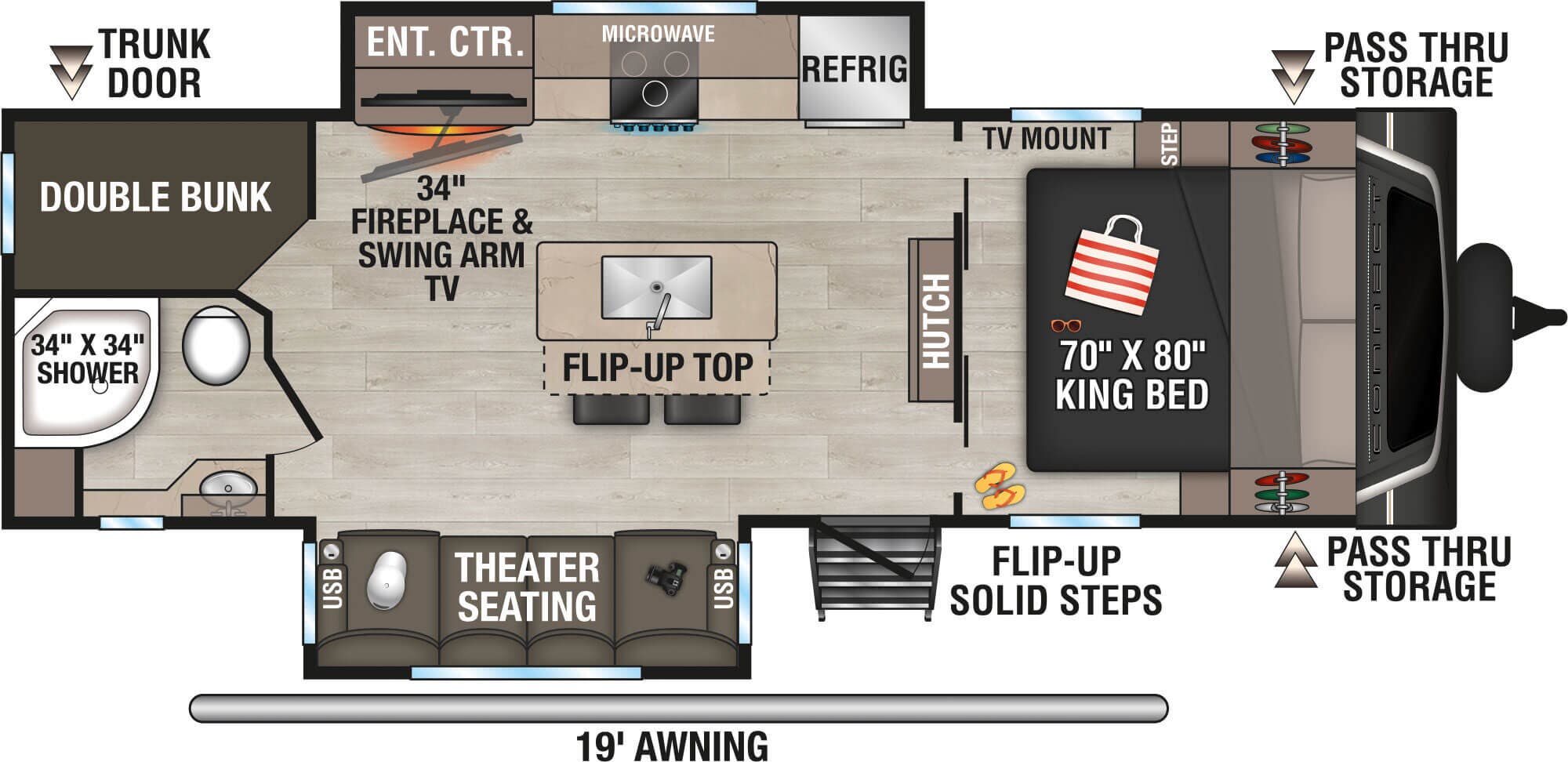 View 2026 K-Z Connect C252BH complete specs and manufacturer brochures