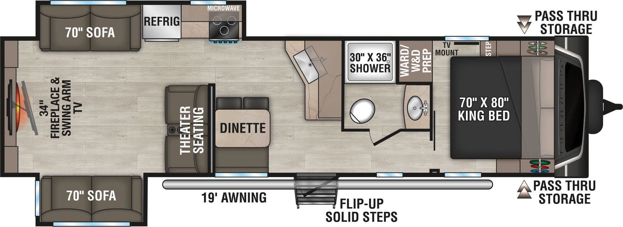 View 2026 K-Z Connect C312RE complete specs and manufacturer brochures