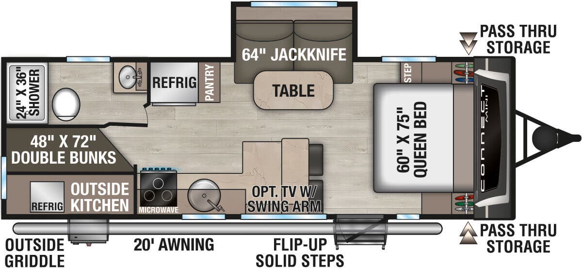 View 2026 K-Z Connect Mini CM231BH complete specs and manufacturer brochures