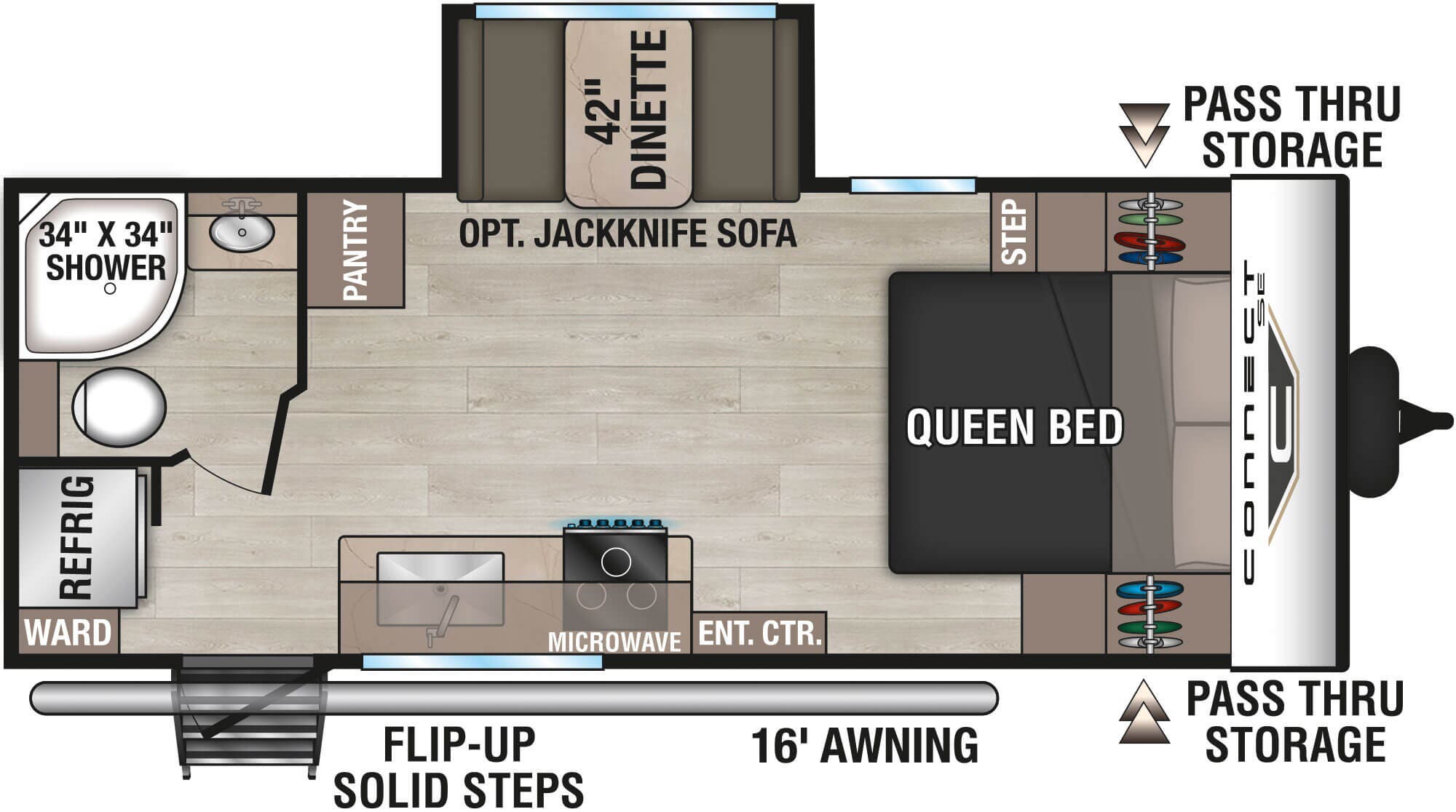 View 2026 K-Z Connect SE C201MLSE complete specs and manufacturer brochures