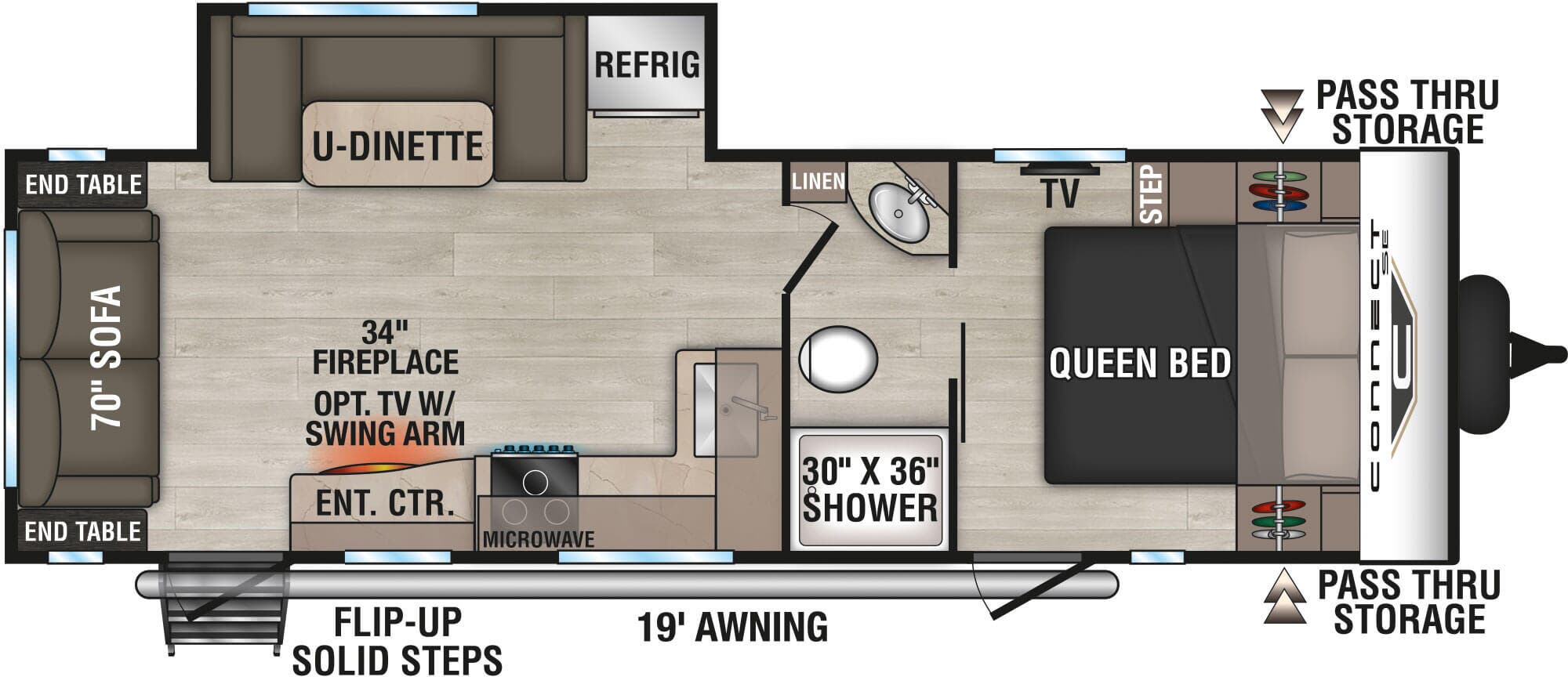 View 2026 K-Z Connect SE C251RLSE complete specs and manufacturer brochures