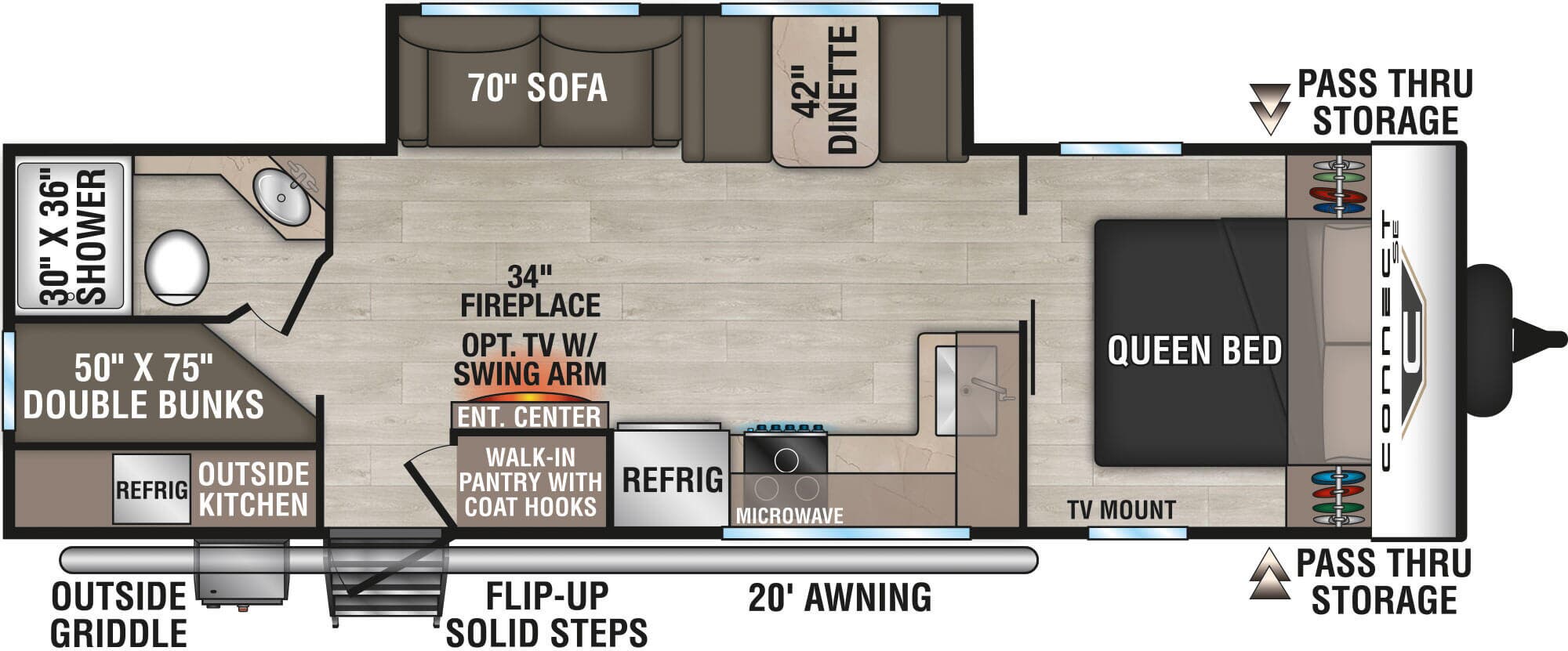 View 2026 K-Z Connect SE C271BHKSE complete specs and manufacturer brochures