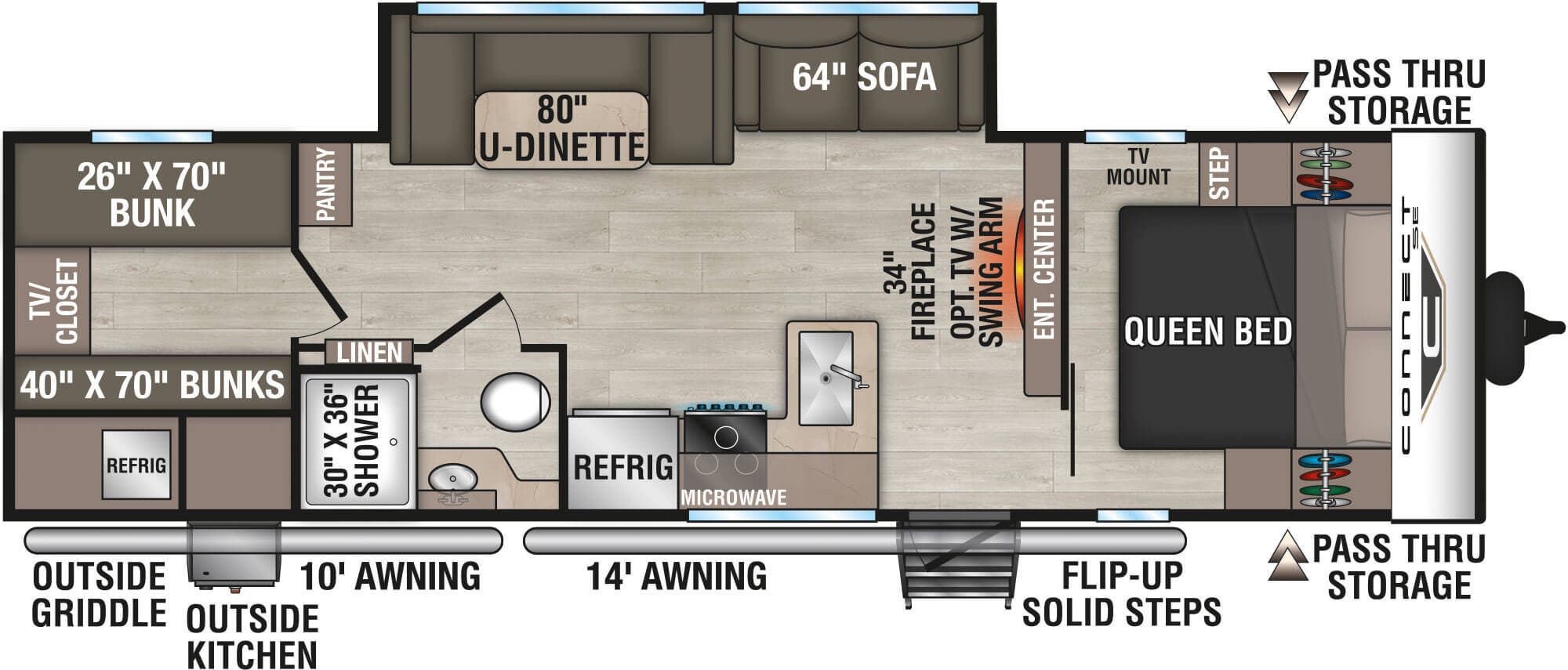 View 2026 K-Z Connect SE C281BHKSE complete specs and manufacturer brochures