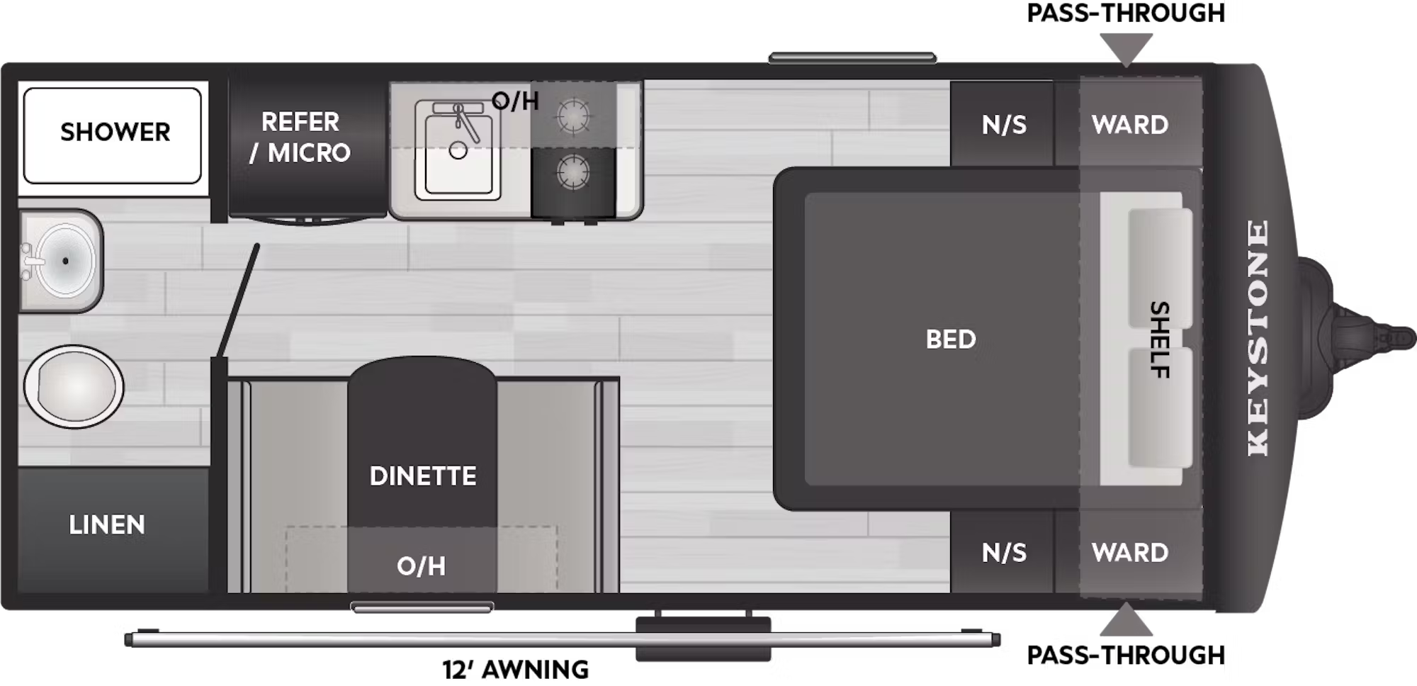 View 2026 Keystone Bullet Classic 16RBC complete specs and manufacturer brochures