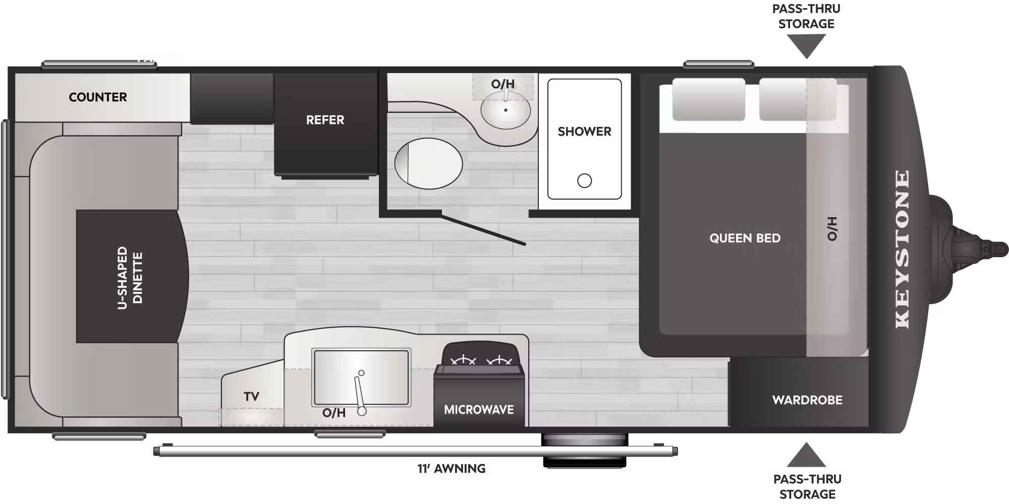 View 2026 Keystone Bullet Classic 1900RD complete specs and manufacturer brochures