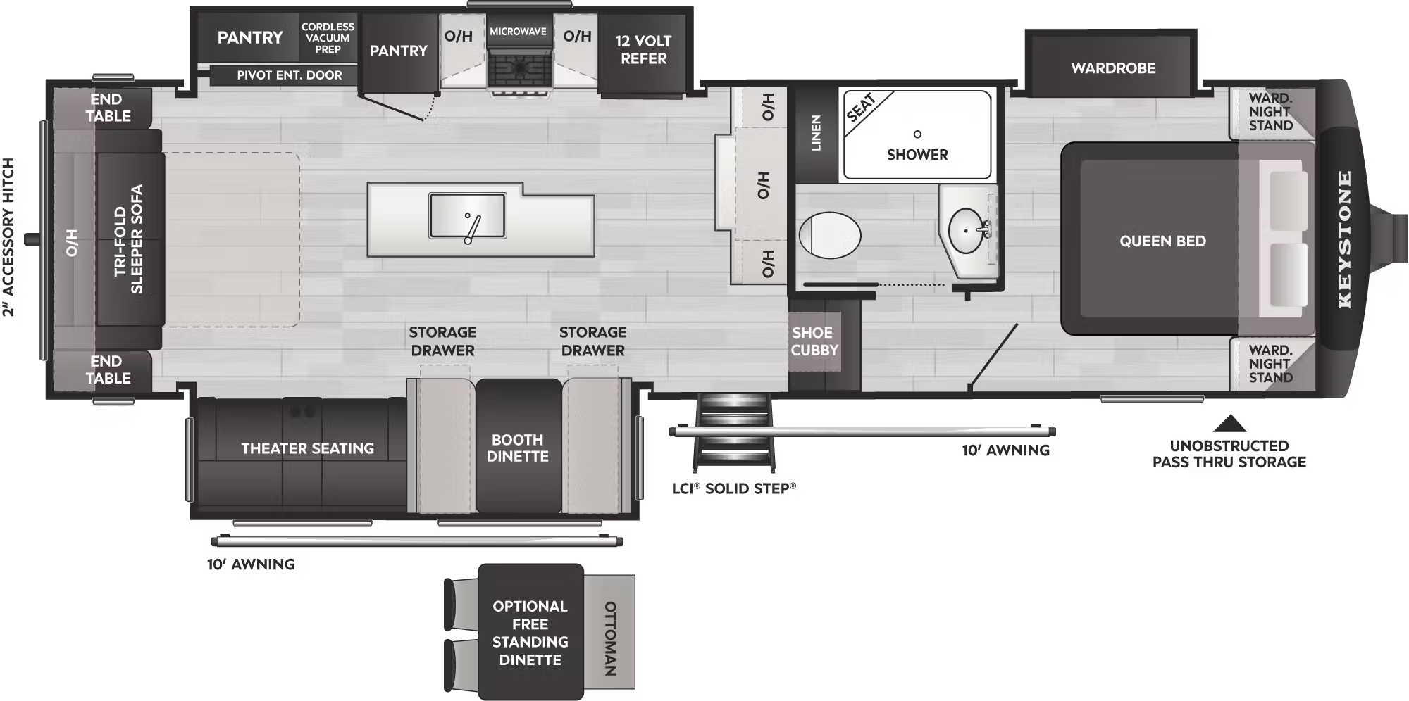 View 2026 Keystone Cougar Half-Ton 29RLI complete specs and manufacturer brochures