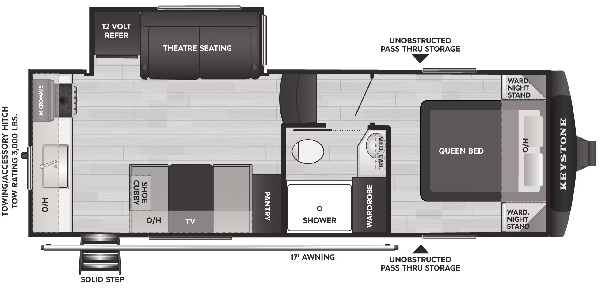 View 2026 Keystone Cougar Sport 2100RK complete specs and manufacturer brochures