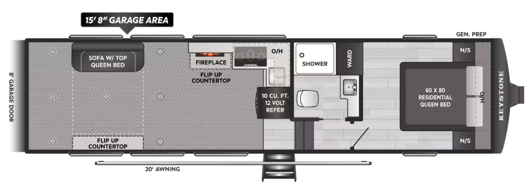 View 2026 Keystone Fuzion Impact 321LT complete specs and manufacturer brochures