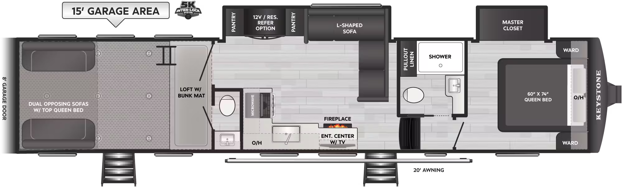View 2026 Keystone Fuzion Impact 416 complete specs and manufacturer brochures