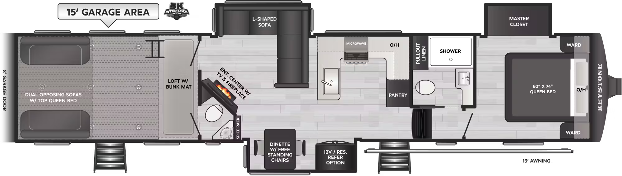 View 2026 Keystone Fuzion Impact 418 complete specs and manufacturer brochures