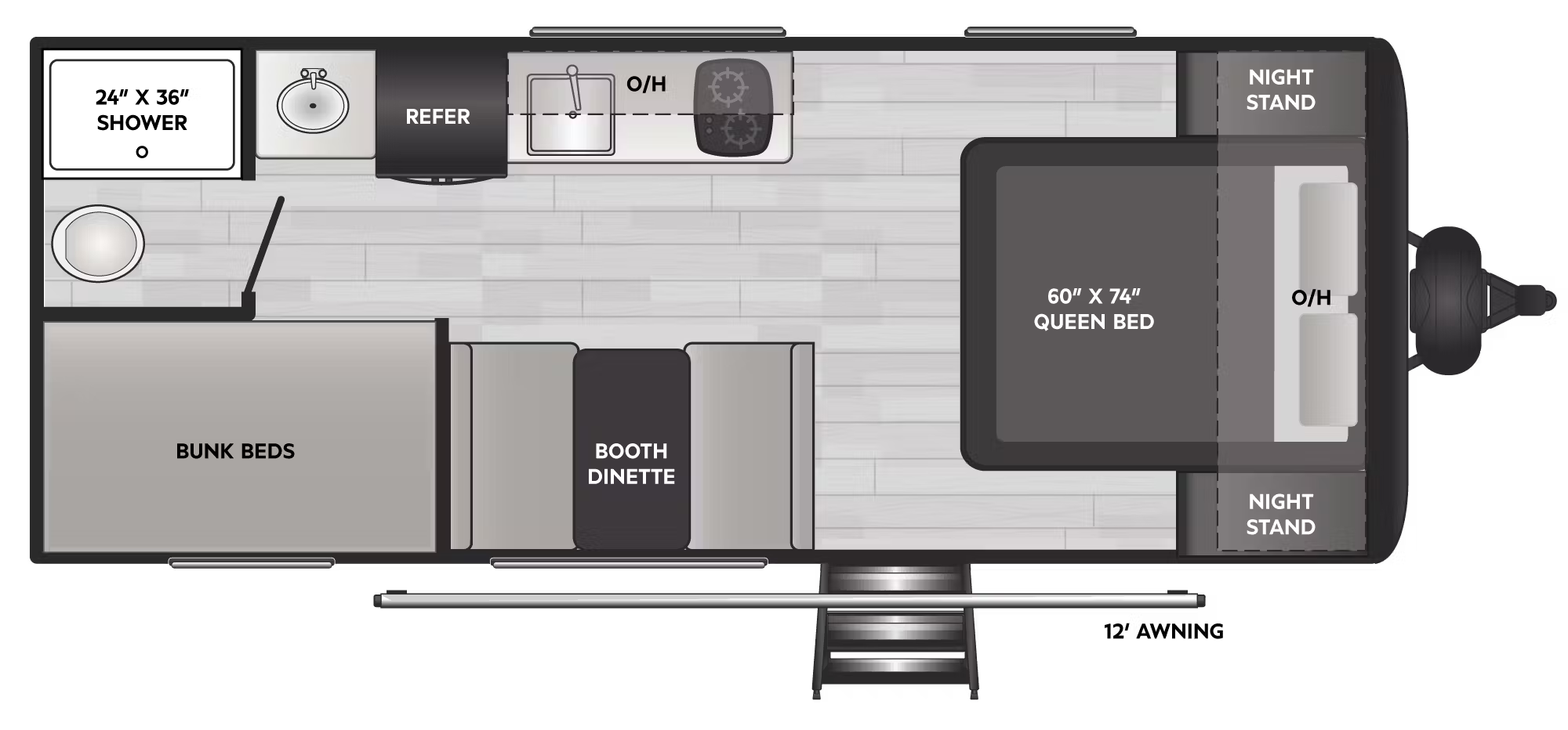 View 2026 Keystone Hideout Sport 20BWE complete specs and manufacturer brochures