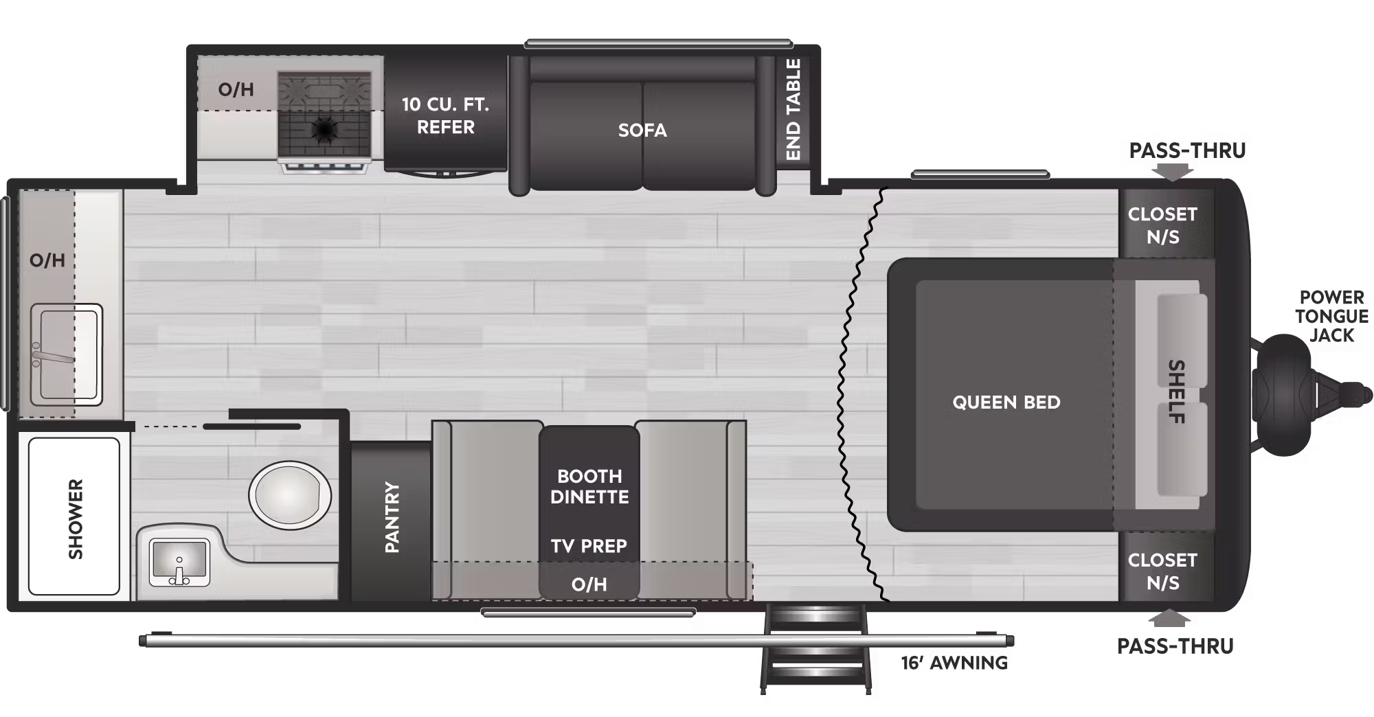 View 2026 Keystone Hideout Sport 224MLWE complete specs and manufacturer brochures