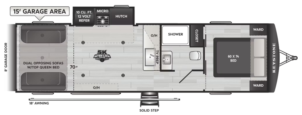 View 2026 Keystone Impact 2915 complete specs and manufacturer brochures