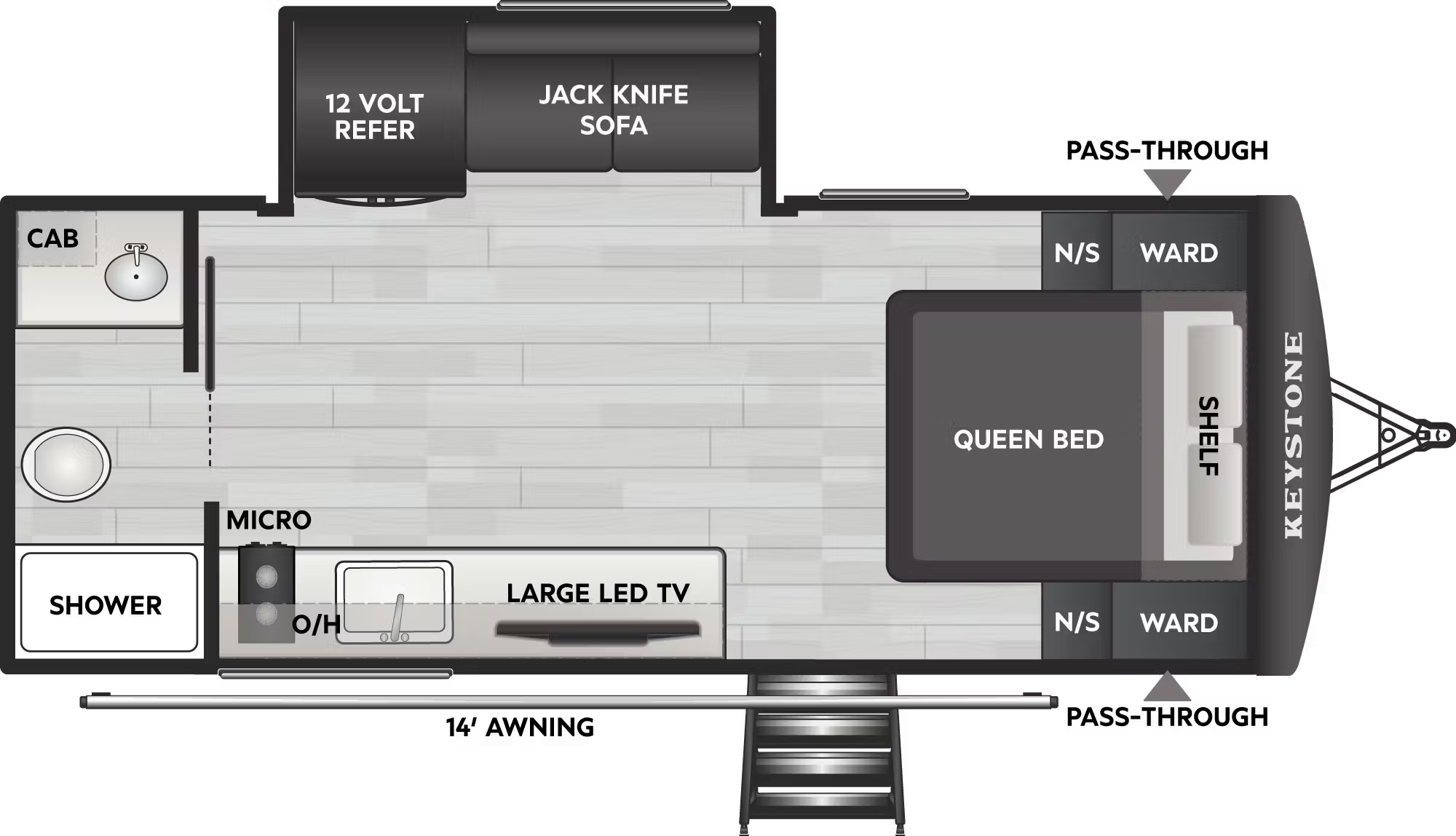 View 2026 Keystone Passport Classic 180RBCWE complete specs and manufacturer brochures