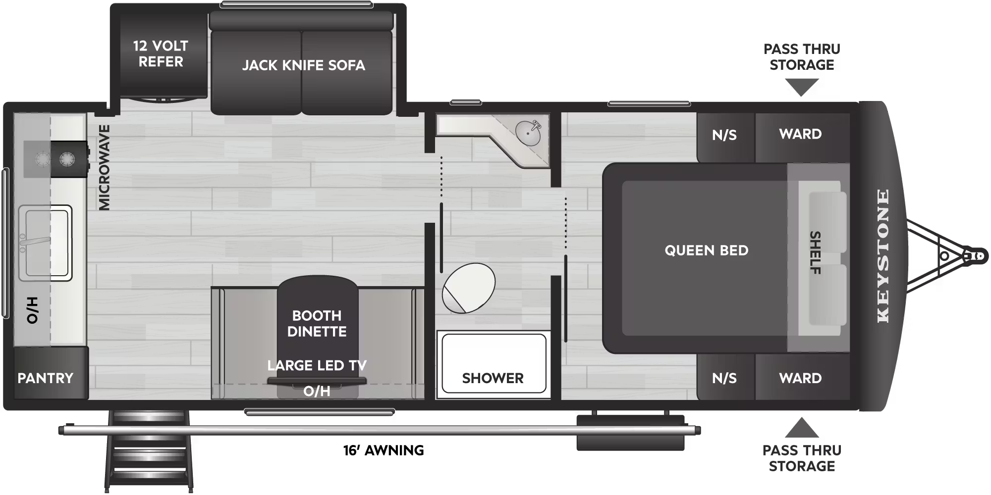 View 2026 Keystone Passport Classic 210RKCWE complete specs and manufacturer brochures