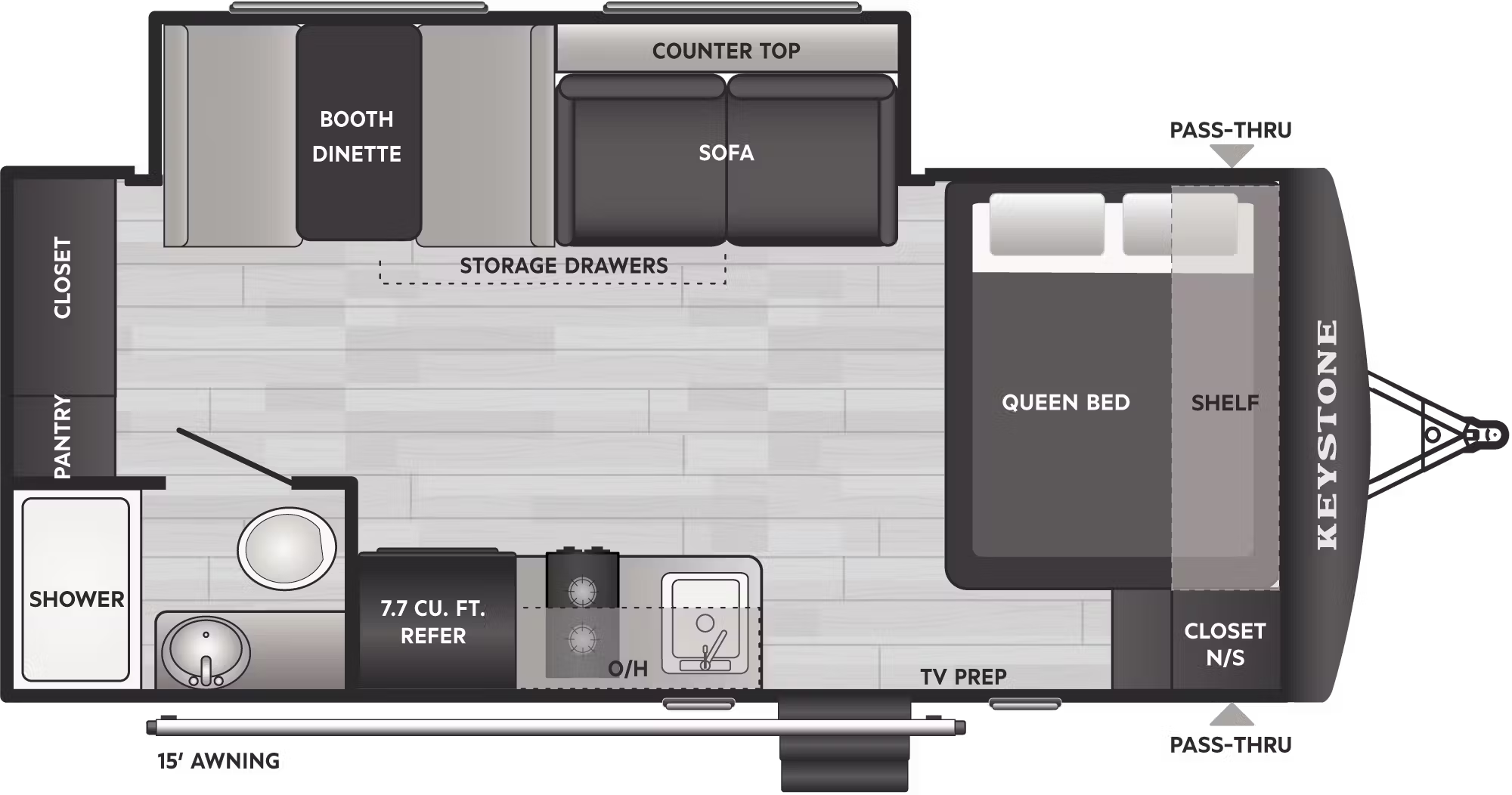 View 2026 Keystone Springdale Mini 1860SS complete specs and manufacturer brochures