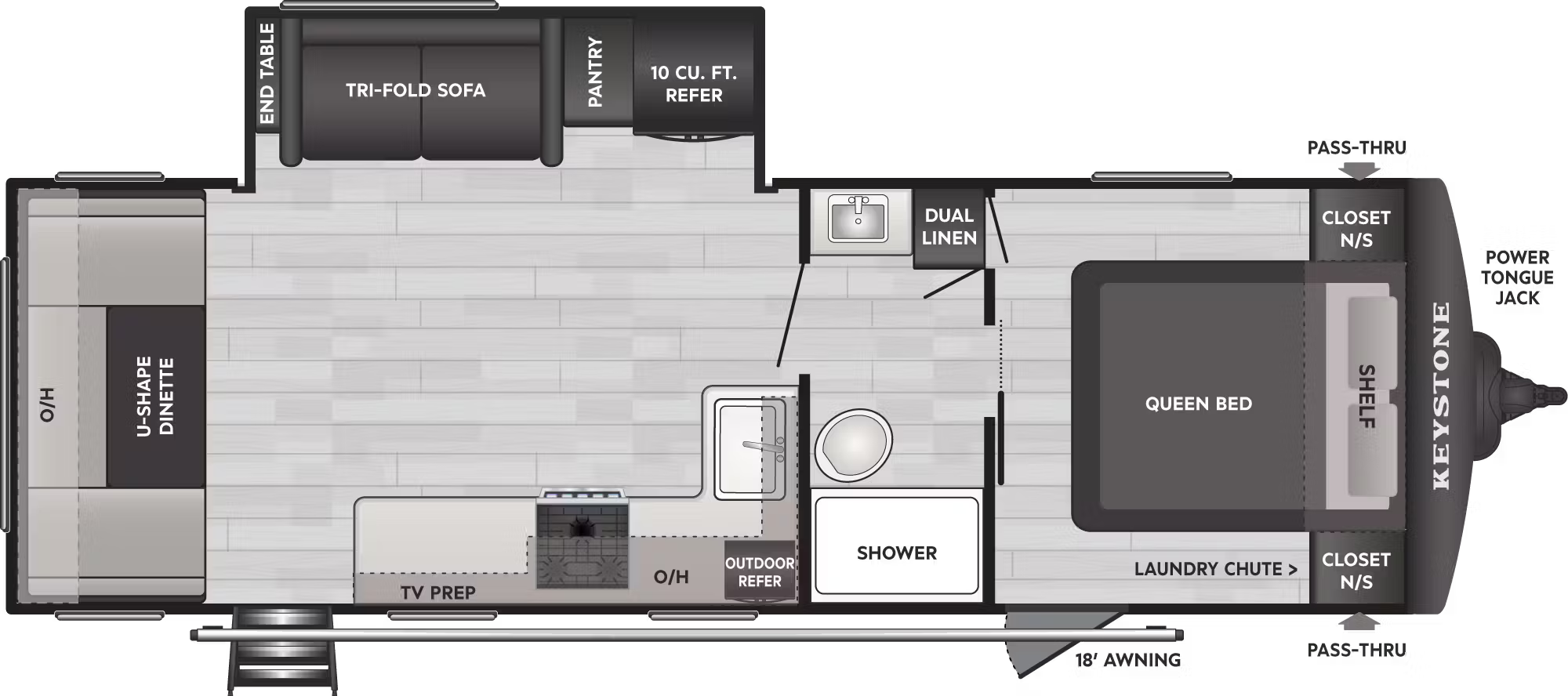 View 2026 Keystone Springdale Villa 256RD complete specs and manufacturer brochures