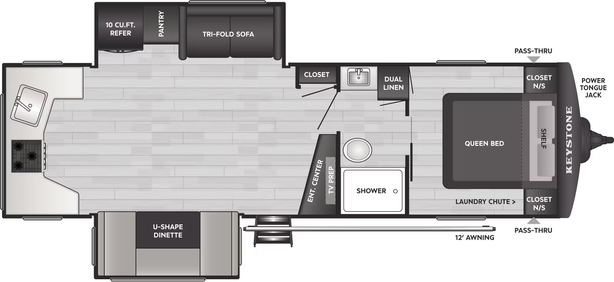 View 2026 Keystone Springdale Villa 281RK complete specs and manufacturer brochures