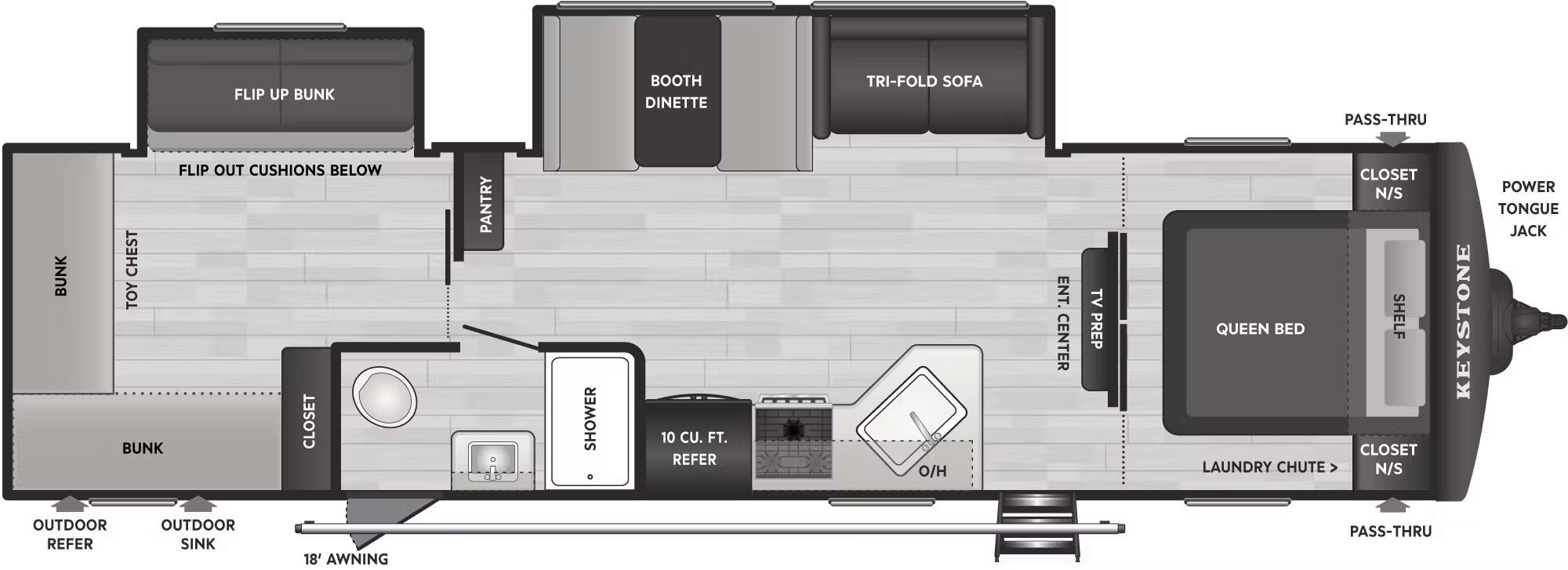 View 2026 Keystone Springdale Villa 310BR complete specs and manufacturer brochures