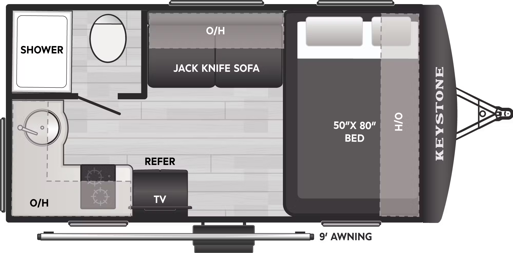 View 2026 Keystone Sprout 13RKS complete specs and manufacturer brochures