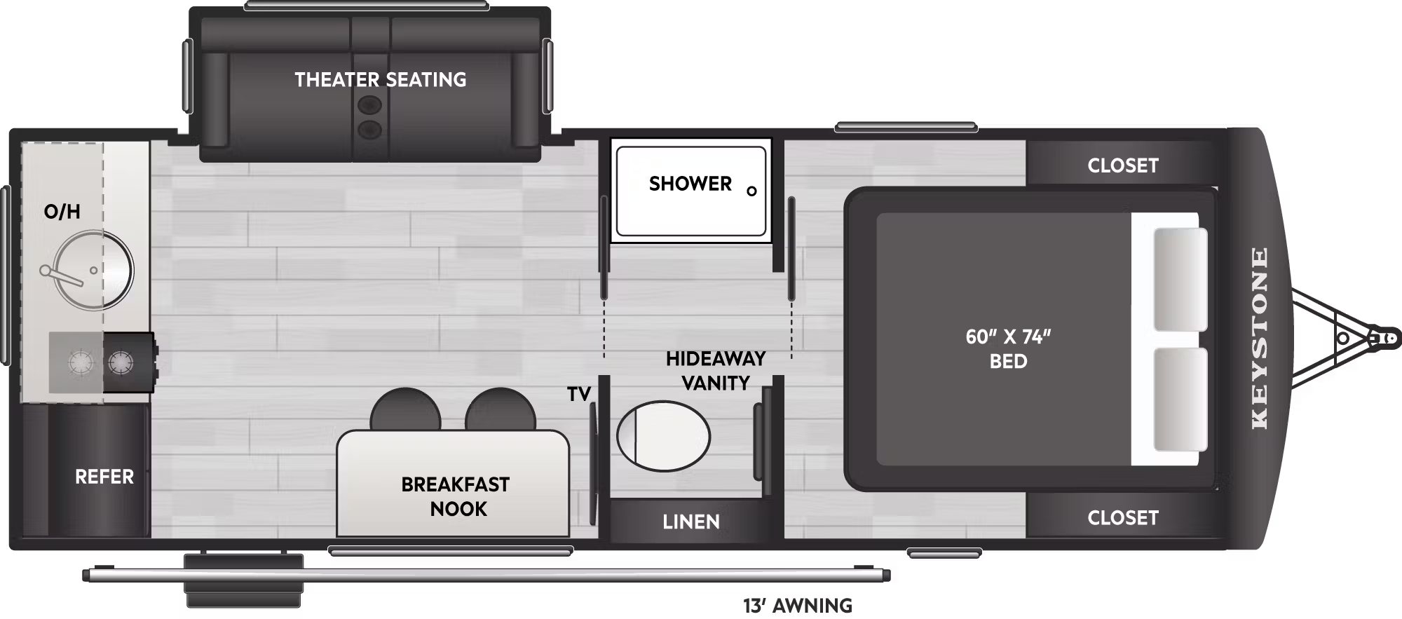View 2026 Keystone Sprout 19RKS complete specs and manufacturer brochures