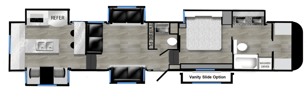 View 2026 Luxe Elite 46RKB complete specs and manufacturer brochures