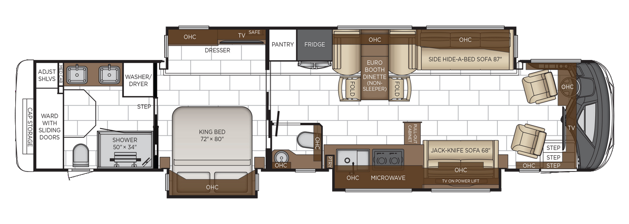 View 2026 Newmar Mountain Aire 4551 complete specs and manufacturer brochures