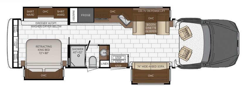View 2026 Newmar Supreme Aire 3827 complete specs and manufacturer brochures