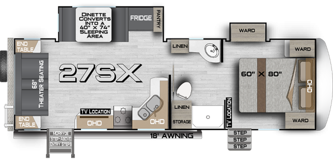 View 2026 Northwood Arctic Fox Edge 27SX complete specs and manufacturer brochures