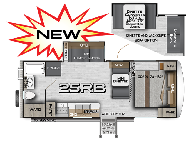 View 2026 Northwood Arctic Fox NXT 25RB complete specs and manufacturer brochures