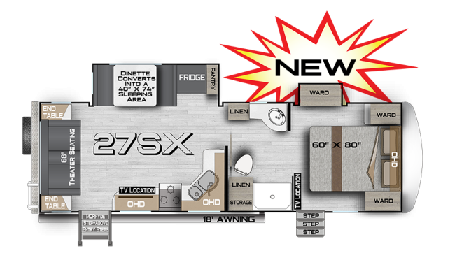 View 2026 Northwood Arctic Fox NXT 27SX complete specs and manufacturer brochures