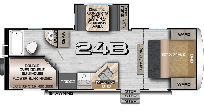 View 2026 Northwood Nash Camp 24B complete specs and manufacturer brochures