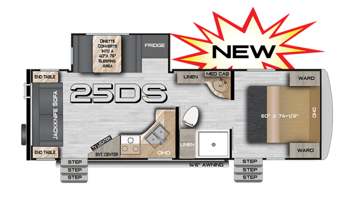 View 2026 Northwood Nash Camp 25DS complete specs and manufacturer brochures