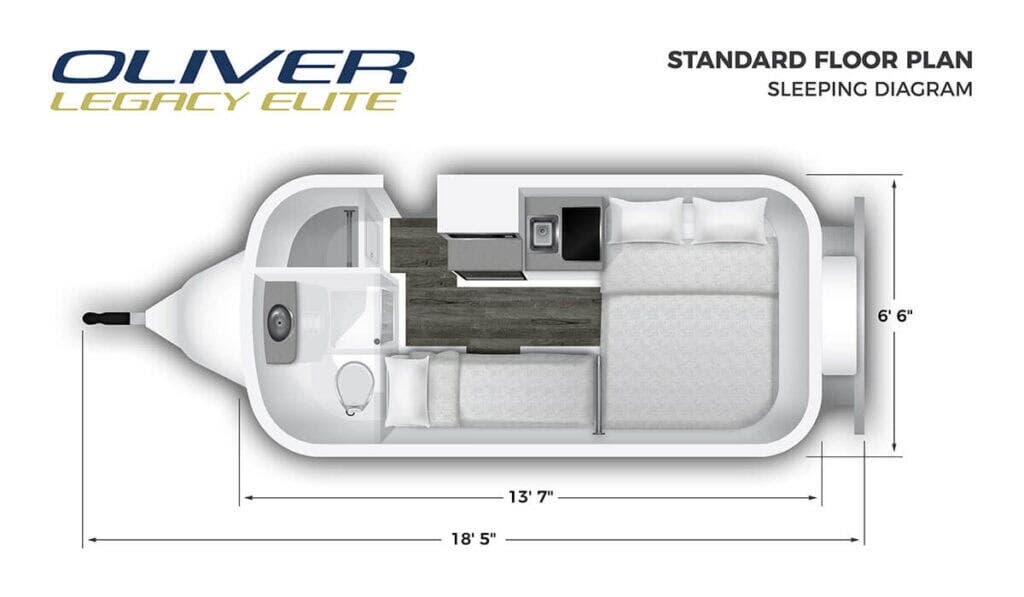View 2026 Oliver Legacy Elite Standard complete specs and manufacturer brochures