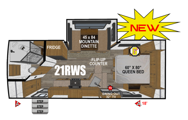 View 2026 Outdoors RV Back Country 21RWS complete specs and manufacturer brochures