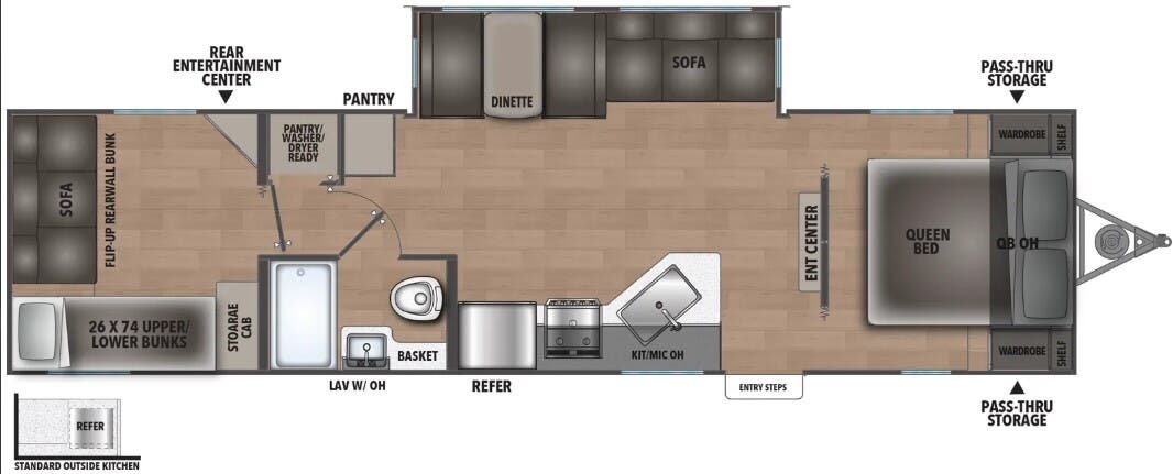 View 2026 Shasta I-5 530BQB complete specs and manufacturer brochures
