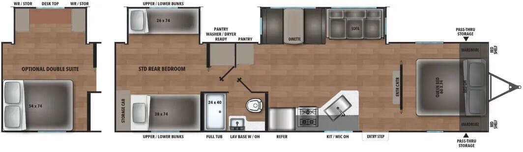 View 2026 Shasta I-5 532BEDS complete specs and manufacturer brochures