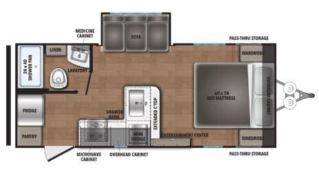 View 2026 Shasta Shasta 20RB complete specs and manufacturer brochures