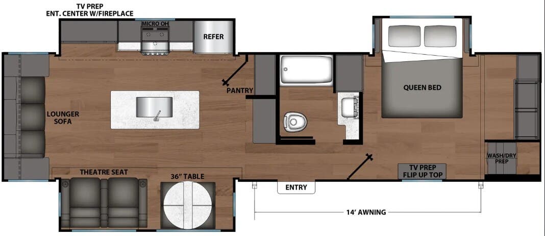 View 2026 Shasta Shasta 33RLTS complete specs and manufacturer brochures