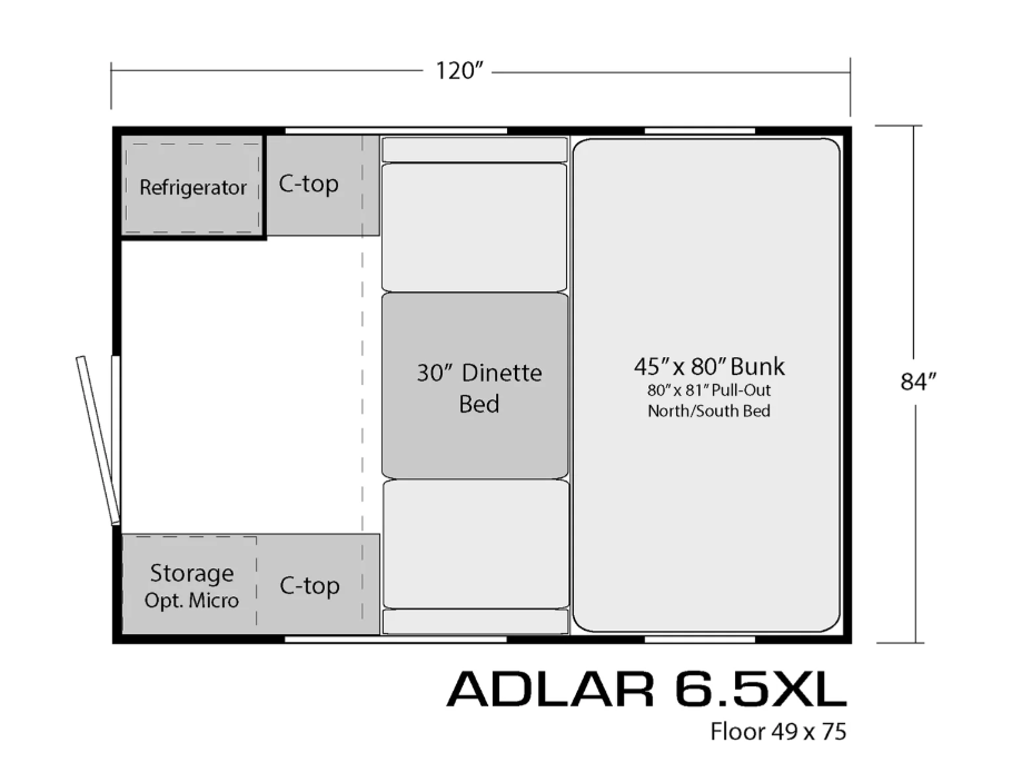 View 2026 Soaring Eagle Adlar 6.5XL complete specs and manufacturer brochures