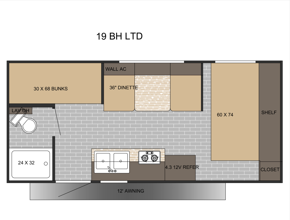 View 2026 Sunset Park RV Sun Lite LTD 19BH complete specs and manufacturer brochures
