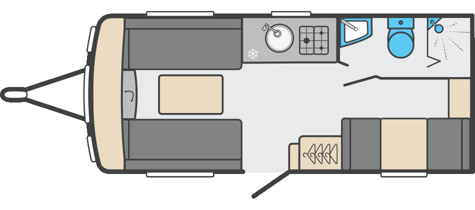 View 2026 Swift Sprite Alpine 4 DB complete specs and manufacturer brochures