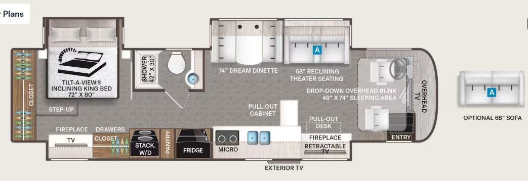 View 2026 Thor Motor Coach Aria 3702 complete specs and manufacturer brochures