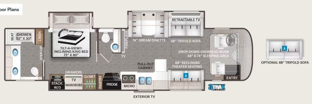 View 2026 Thor Motor Coach Aria 3901 complete specs and manufacturer brochures