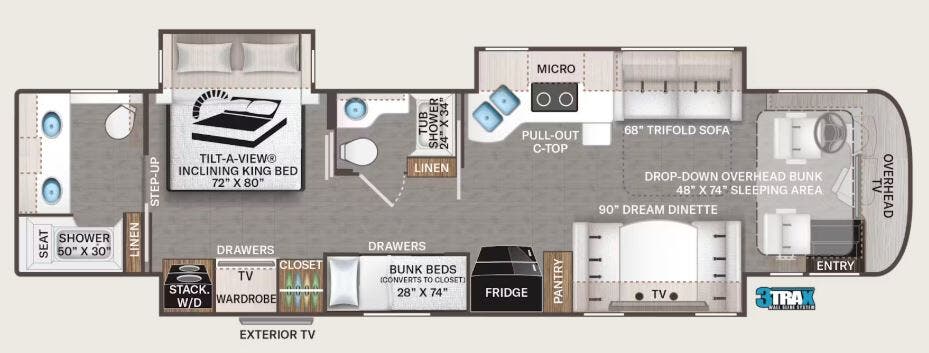 View 2026 Thor Motor Coach Aria 4000 complete specs and manufacturer brochures