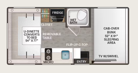 View 2026 Thor Motor Coach Chateau 19Z (Chevy) complete specs and manufacturer brochures